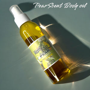 Pear - body scrub and body oil set