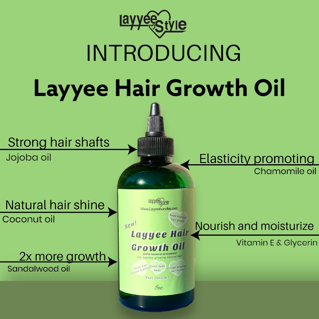 Layyee Hair Growth Oil 4oz (s)