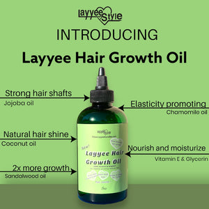 Layyee Hair Growth Oil 4oz (s)