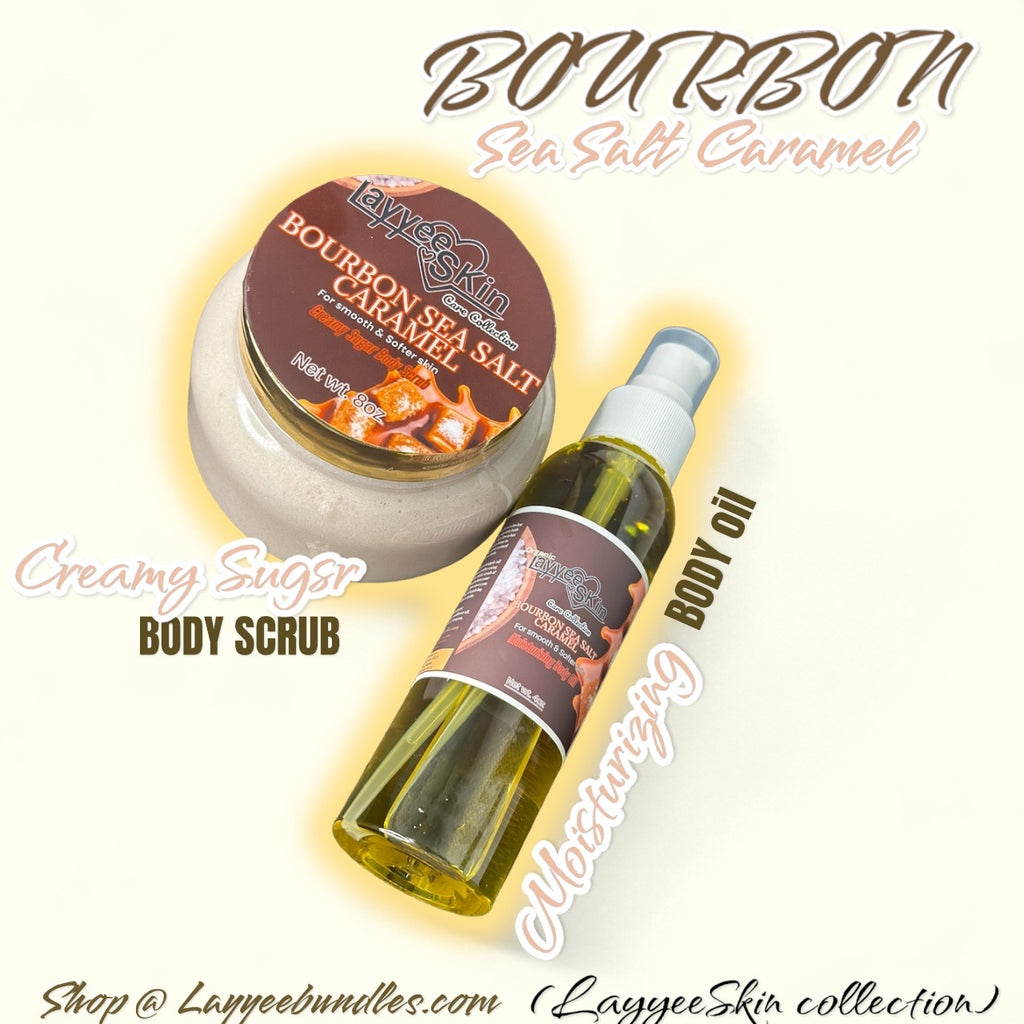 Bourbon sea salt caramel Body scrub