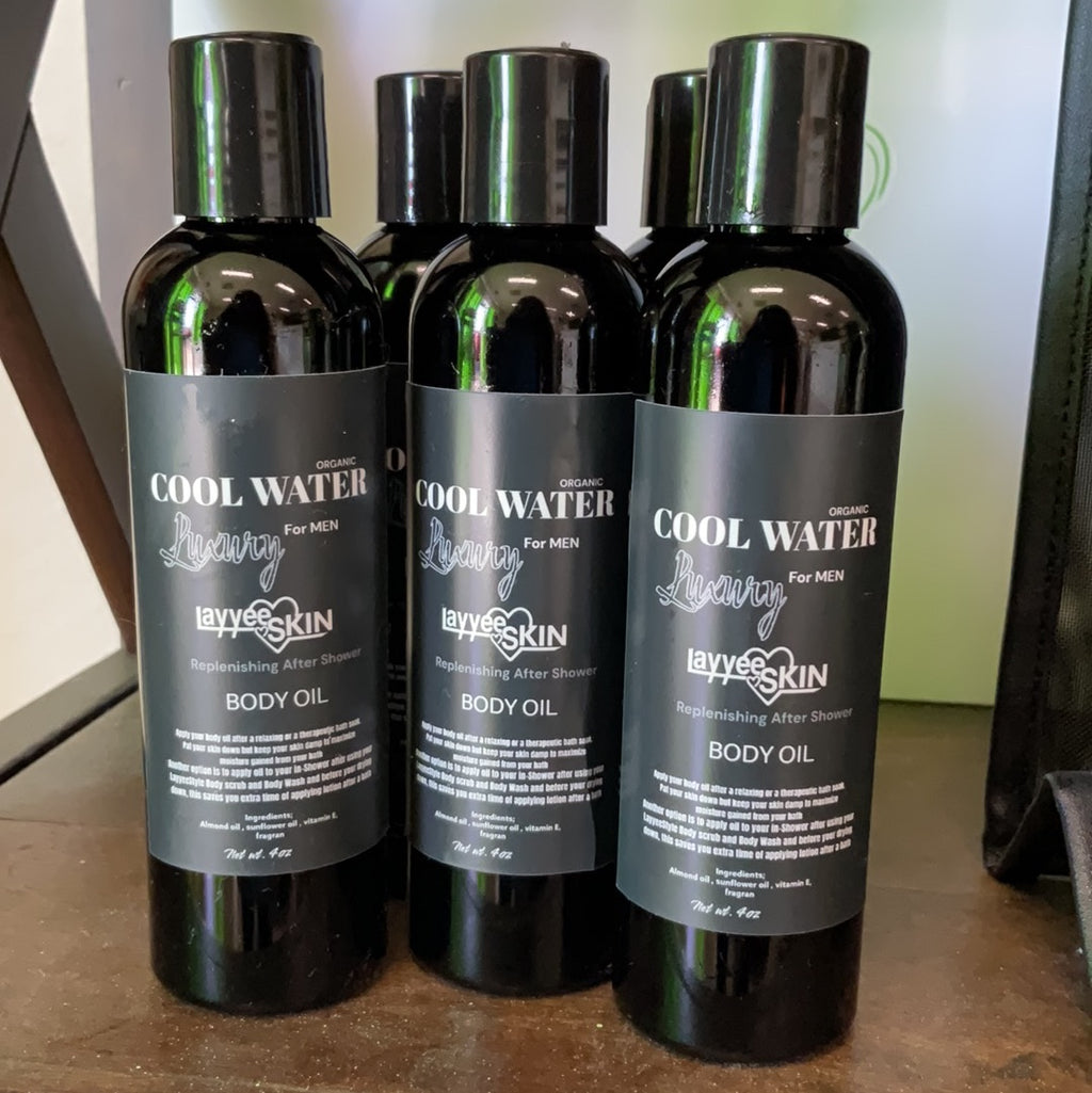 Cool Water Body Oil For Men