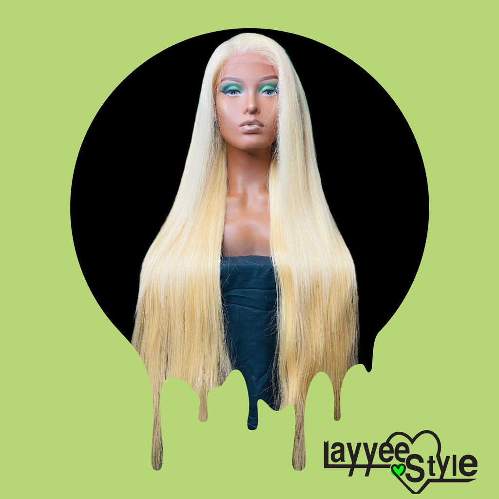 Straight 30” 613 13x4 custom wig Lace Frontal