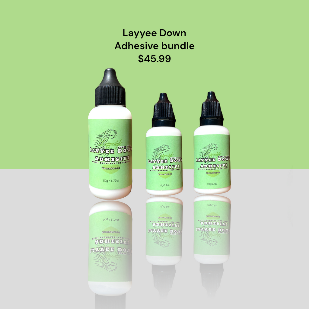 Layyee down Adhesive bundle