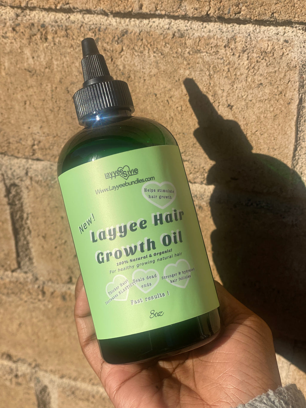 Layyee Hair Growth Oil 8oz (M)