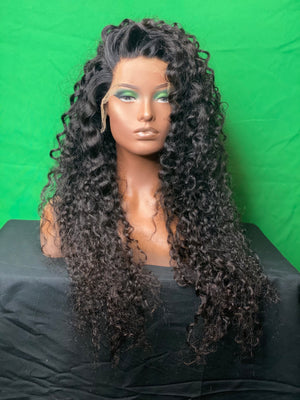 Deep Wave 28” 13x4 transparent  lace frontal